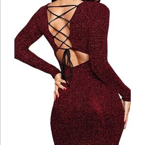 Glitter Mini Dress size Large
